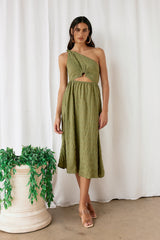 Dive In Maxi Dress Green