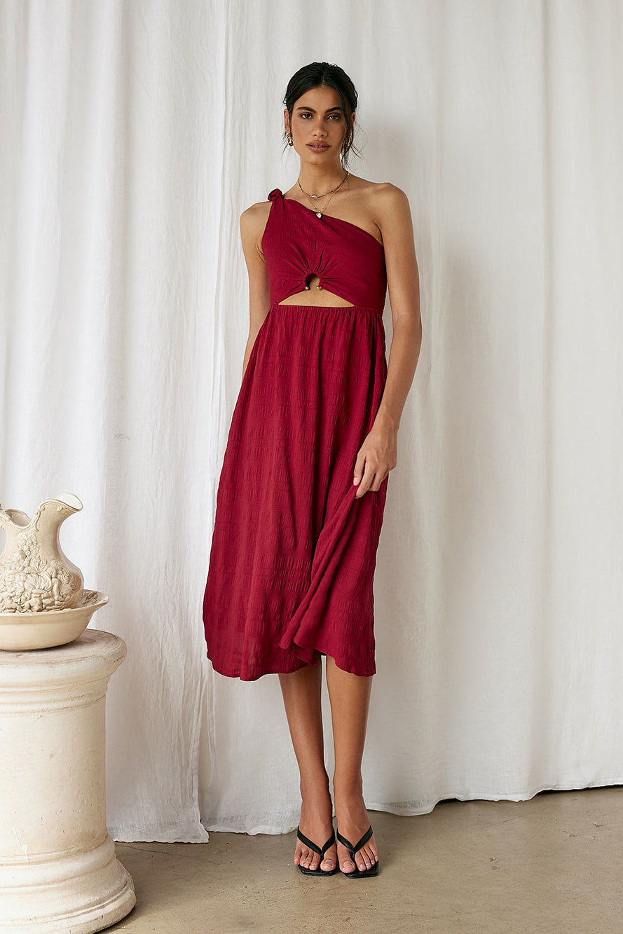 Dive In Maxi Dress Red