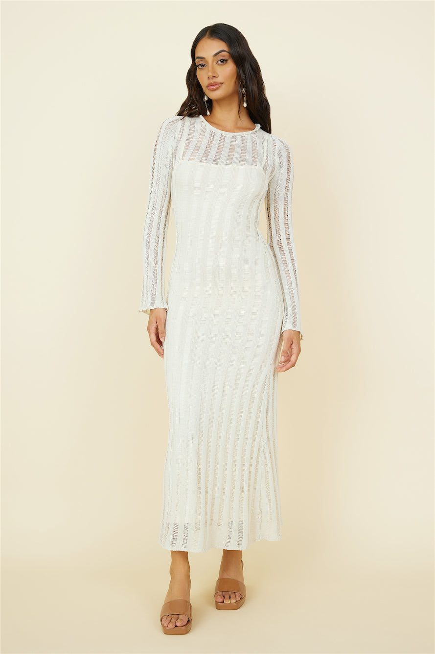 Exploration Maxi Dress Beige