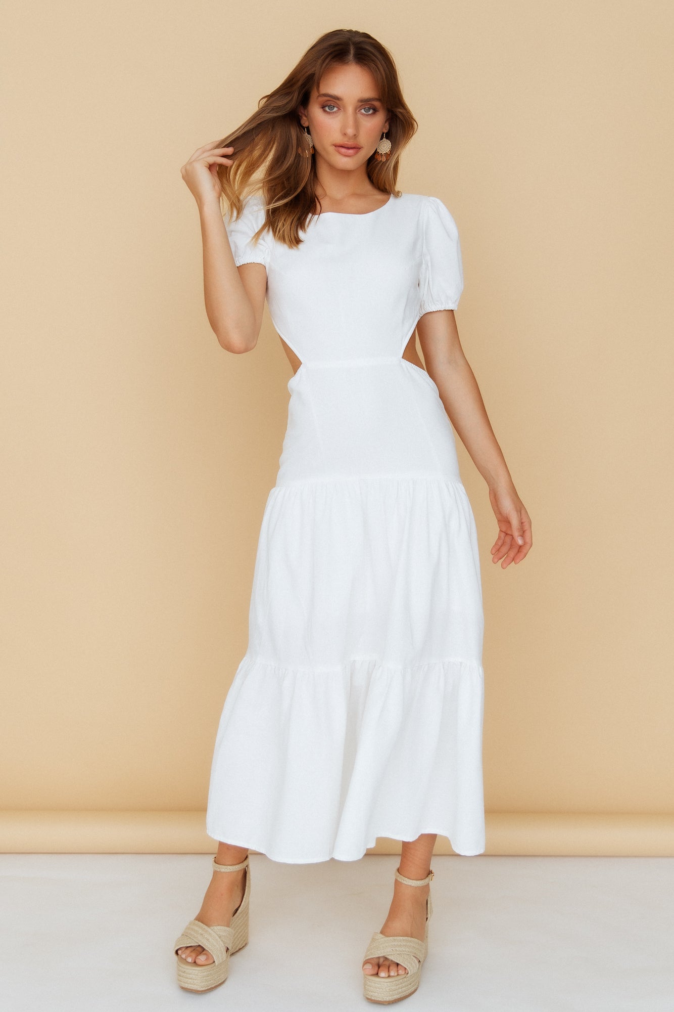 See You Again Maxi Dress White