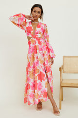 Iris Pairings Maxi Dress Floral