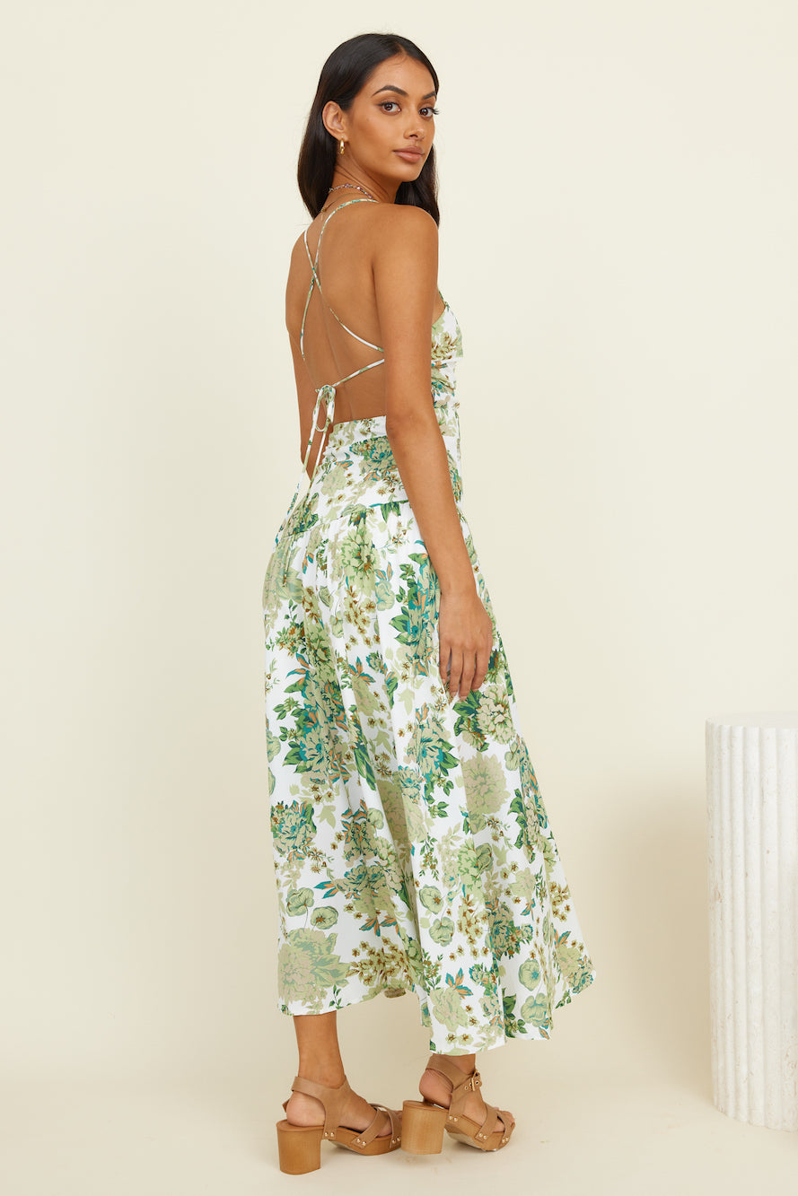 My Sea And Stars Maxi Dress Green