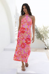 SEVEN WONDERS Leyana Maxi Dress Pink Floral