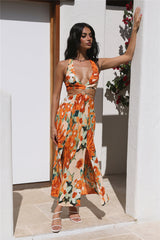 Pure Luck Maxi Dress Orange