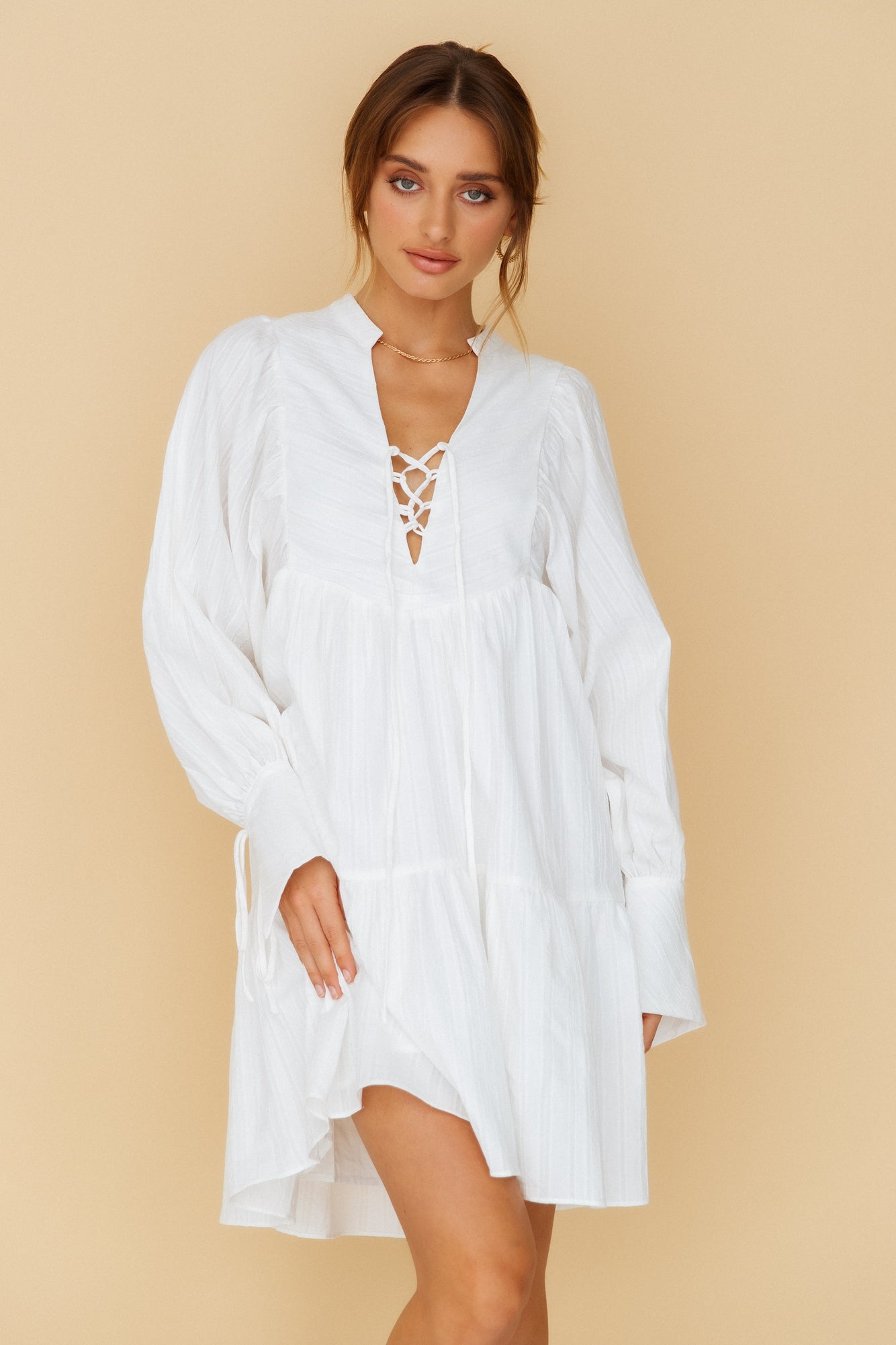 Porto Dress White