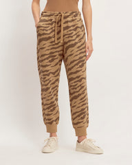The Retrack Jogger | Cocoa Tiger Stripe
