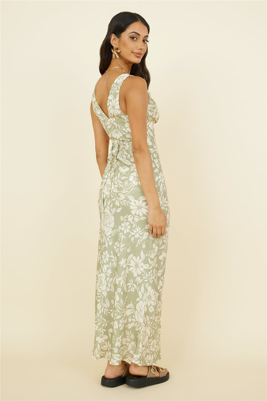 Obsessed Maxi Dress Green