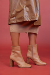 VERALI Magnolia Boot Dark Camel Smooth