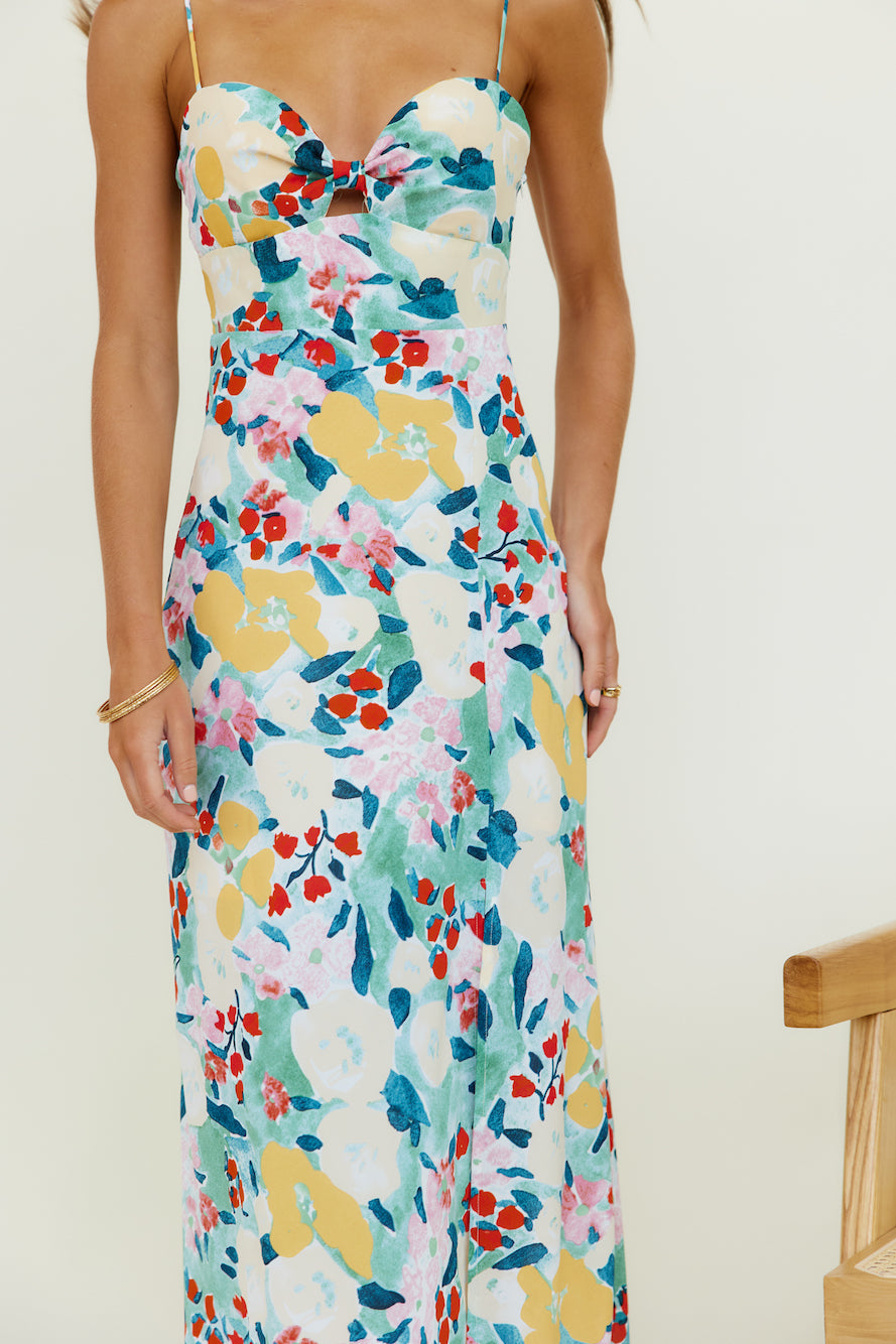 No Denial Maxi Dress Floral