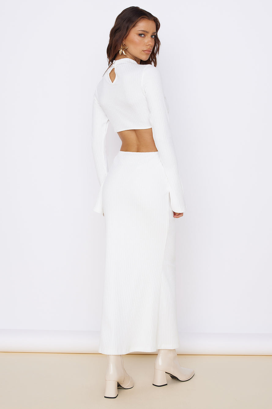 Sun-kissed Feeling Maxi Dress White