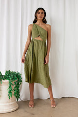 Dive In Maxi Dress Green