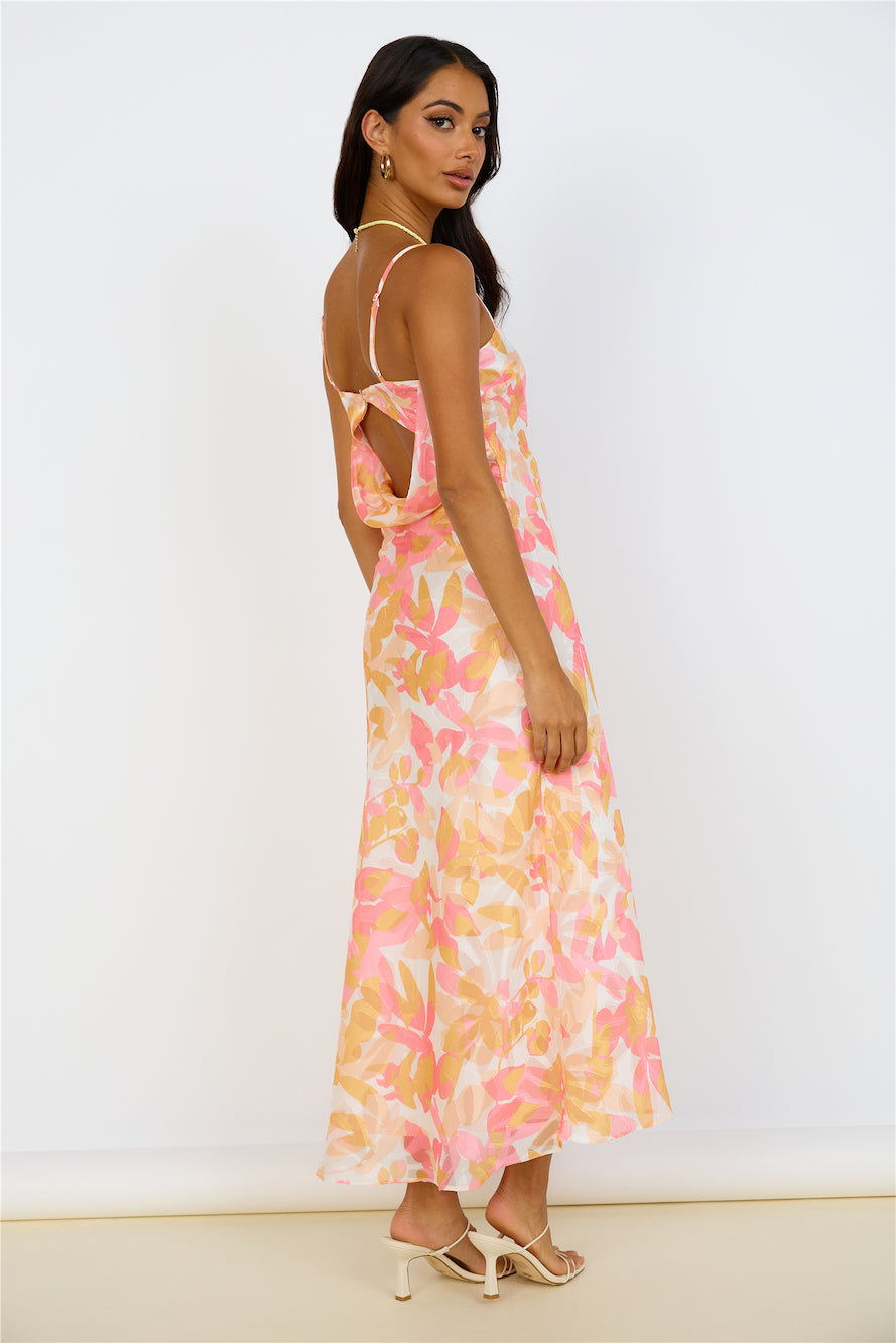 Dreamweavers Maxi Dress Pink