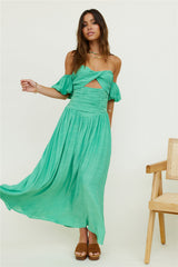 Clementine Maxi Dress Green