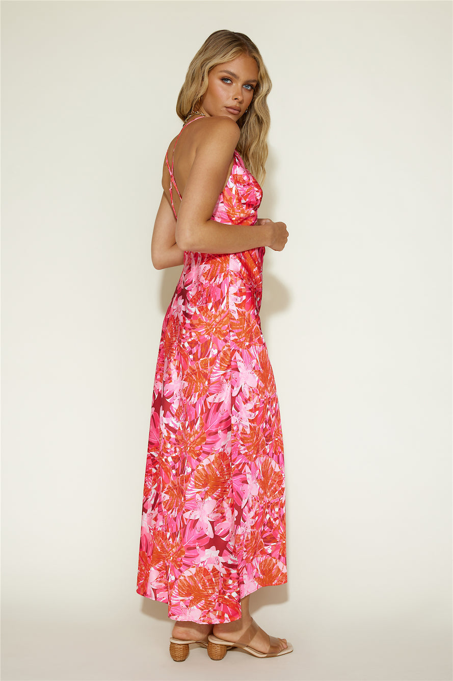 Forgotten Dreams Maxi Dress Pink