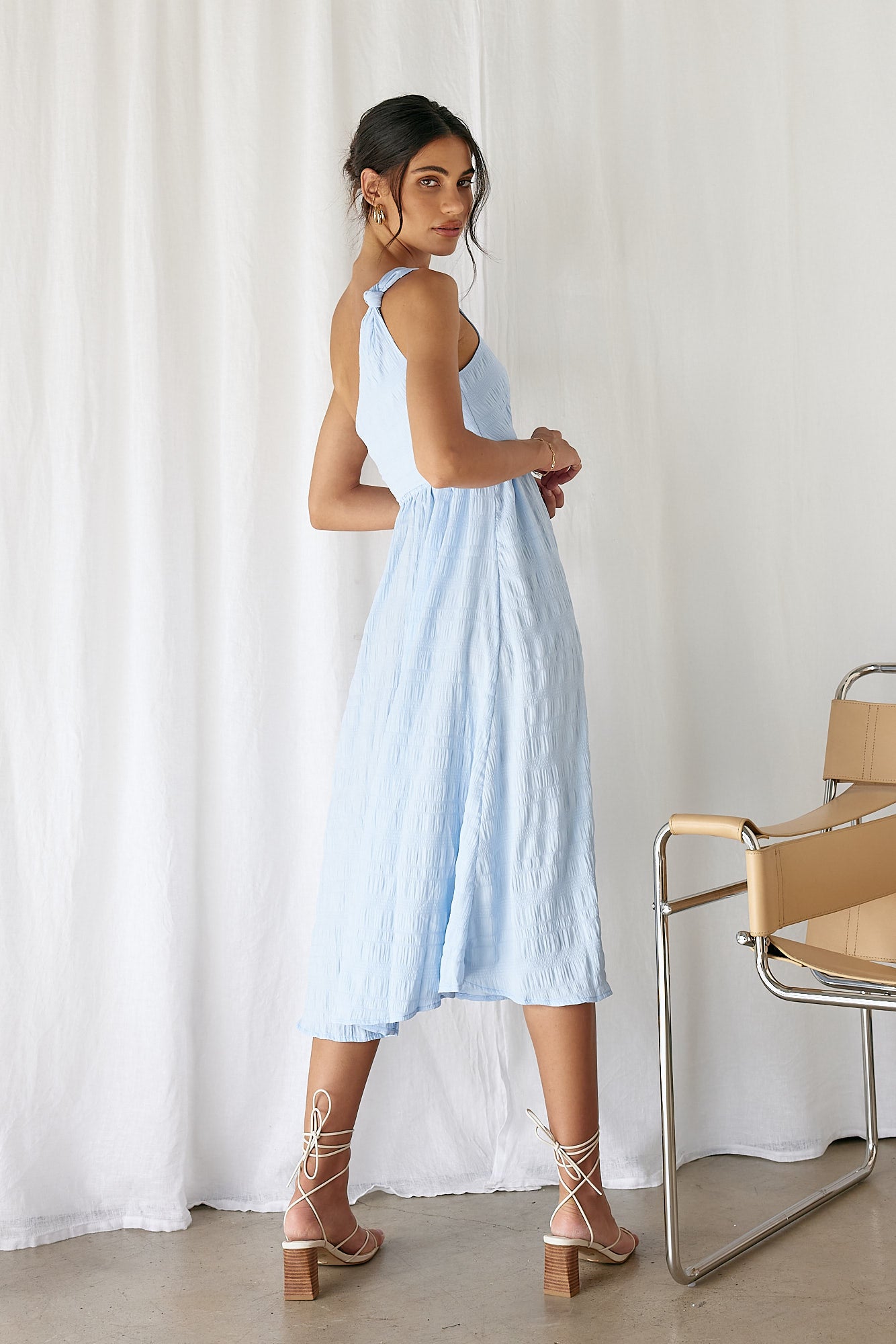 Dive In Maxi Dress Blue