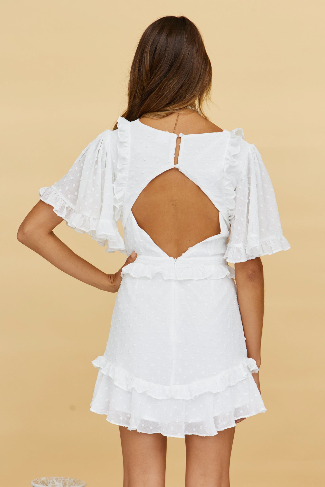 Chasing Happiness Dress White