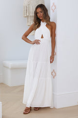 Sun Glare Maxi Dress White