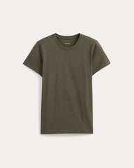 The Slim Crew In Essential Cotton | Olive Night