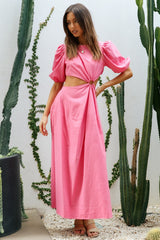 Rocky Road Maxi Dress Pink