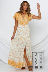 Sunflower Maxi Dress Yellow