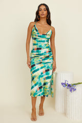 Clear Mind Maxi Dress Green