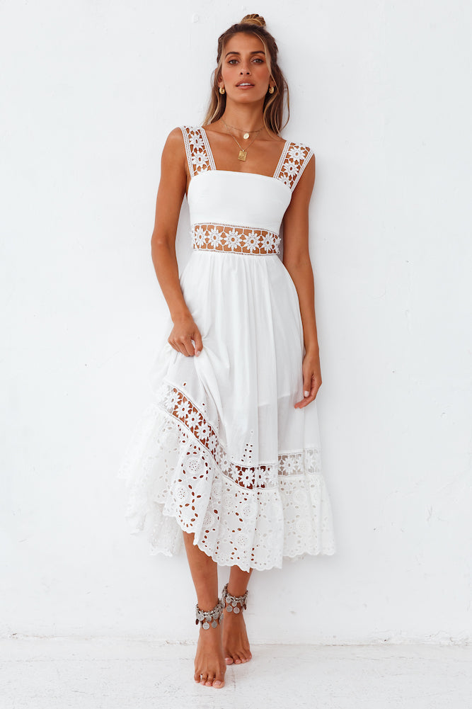 Eugenia Maxi Dress White