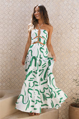 SEVEN WONDERS Yorkalina Maxi Dress Emerald