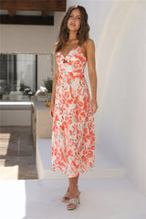 First Date Maxi Dress Orange