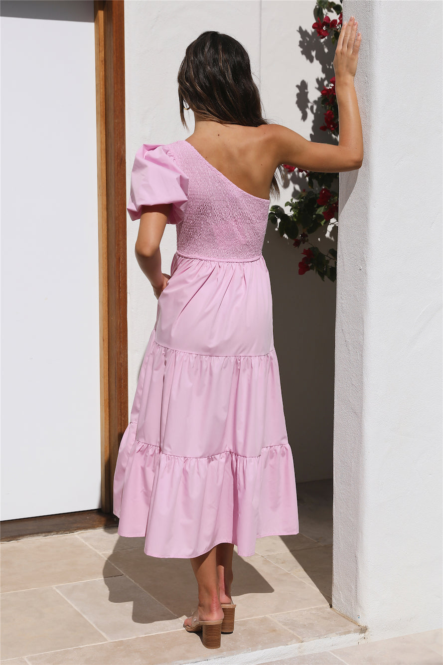 Strawberry Daiquiri Maxi Dress Pink