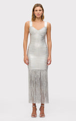 The Metallic Alba Gown