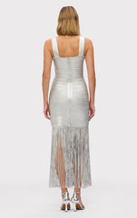 The Metallic Alba Gown