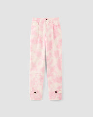 The Everlane X Marques' Almeida Canvas Oversized Barrel Pant | Pink Tie-Dye