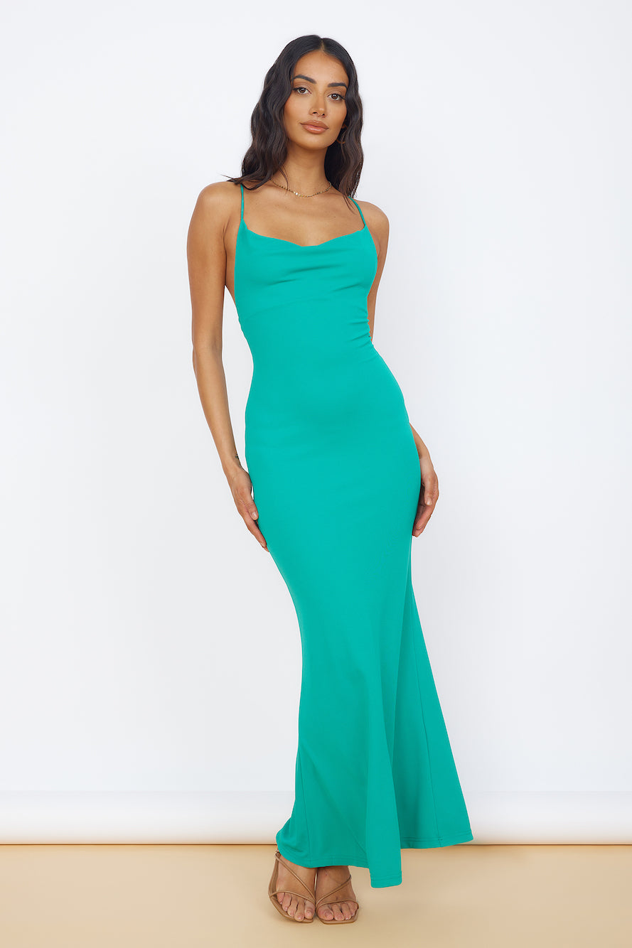 Pure Delight Maxi Dress Green