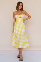 Never Cloudy Maxi Dress Yellow