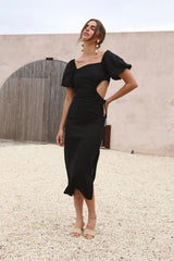 Luna Eclipse Maxi Dress Black