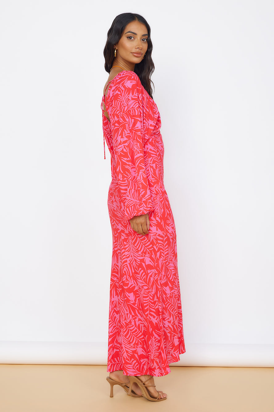 Joyful Endeavors Maxi Dress Pink