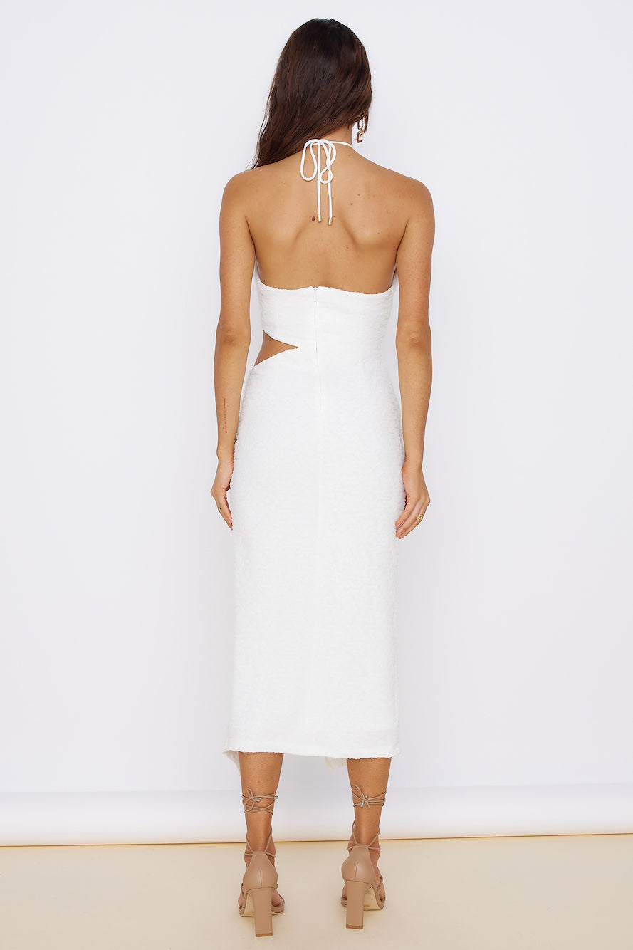 HELLO MOLLY Prettiest Moments Midi Dress White