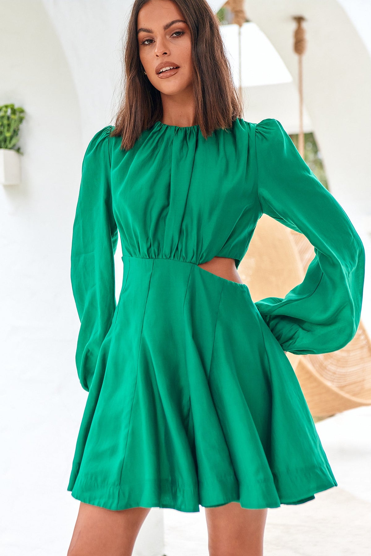 Symbols Of Nature Dress Green