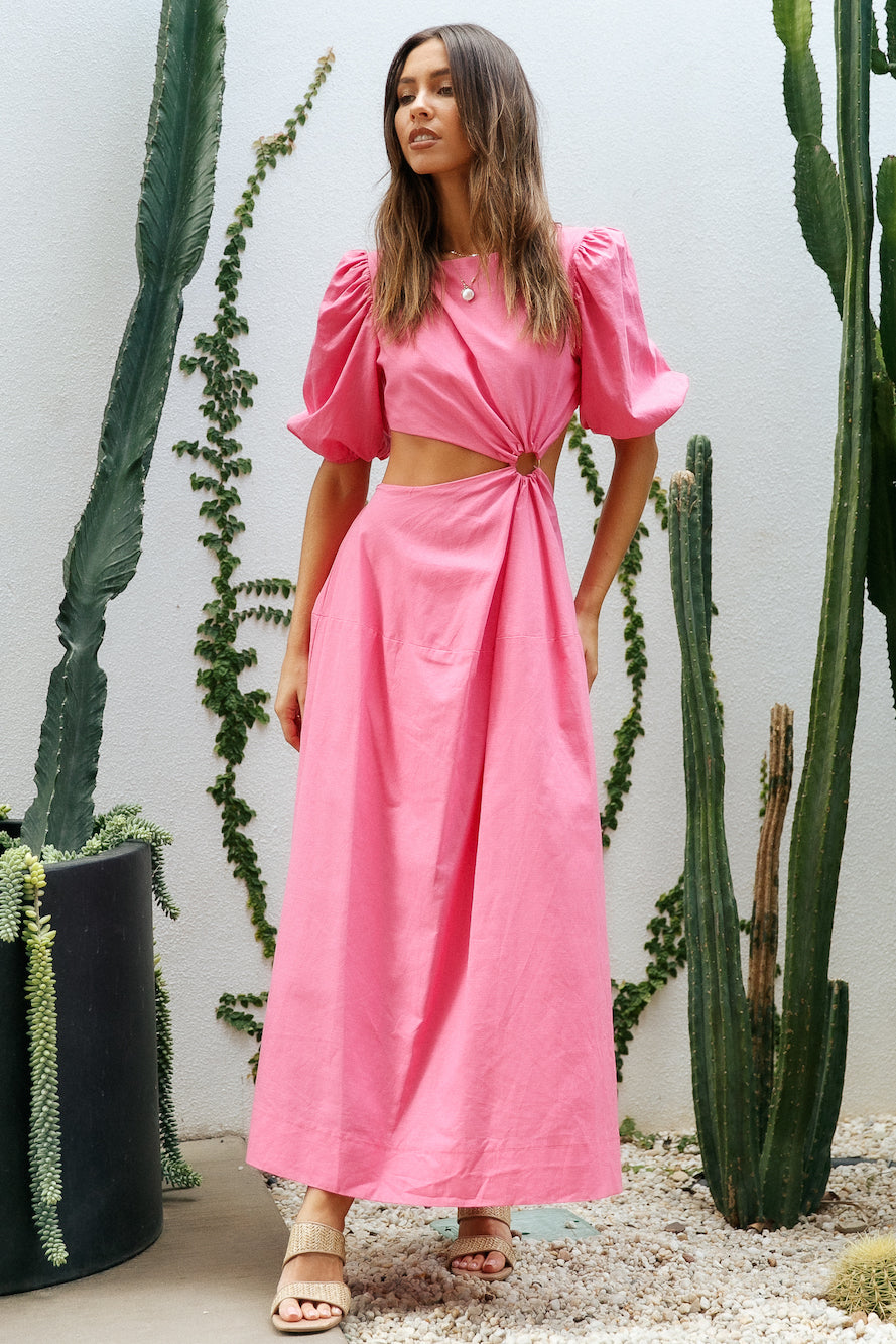 Rocky Road Maxi Dress Pink