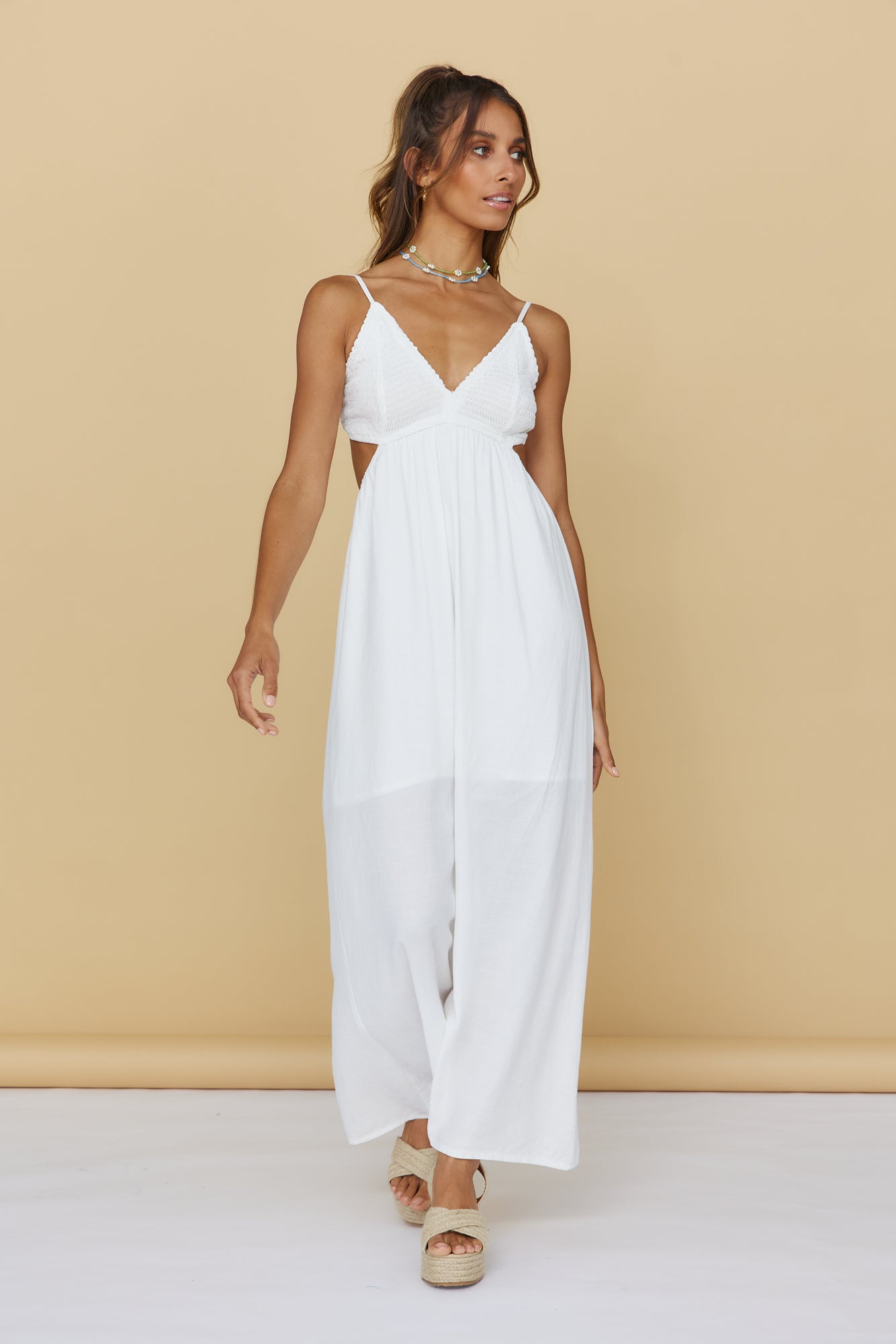 For So Long Maxi Dress White