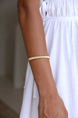 18k gold plated simplicity bracelet