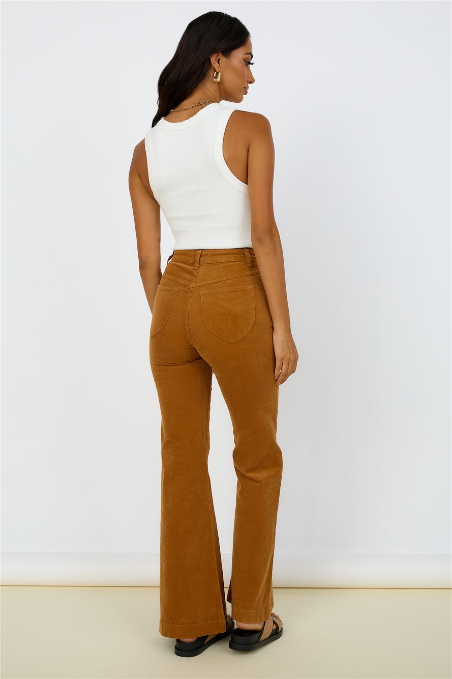 ROLLA'S Eastcoast Flare Pants Tancord