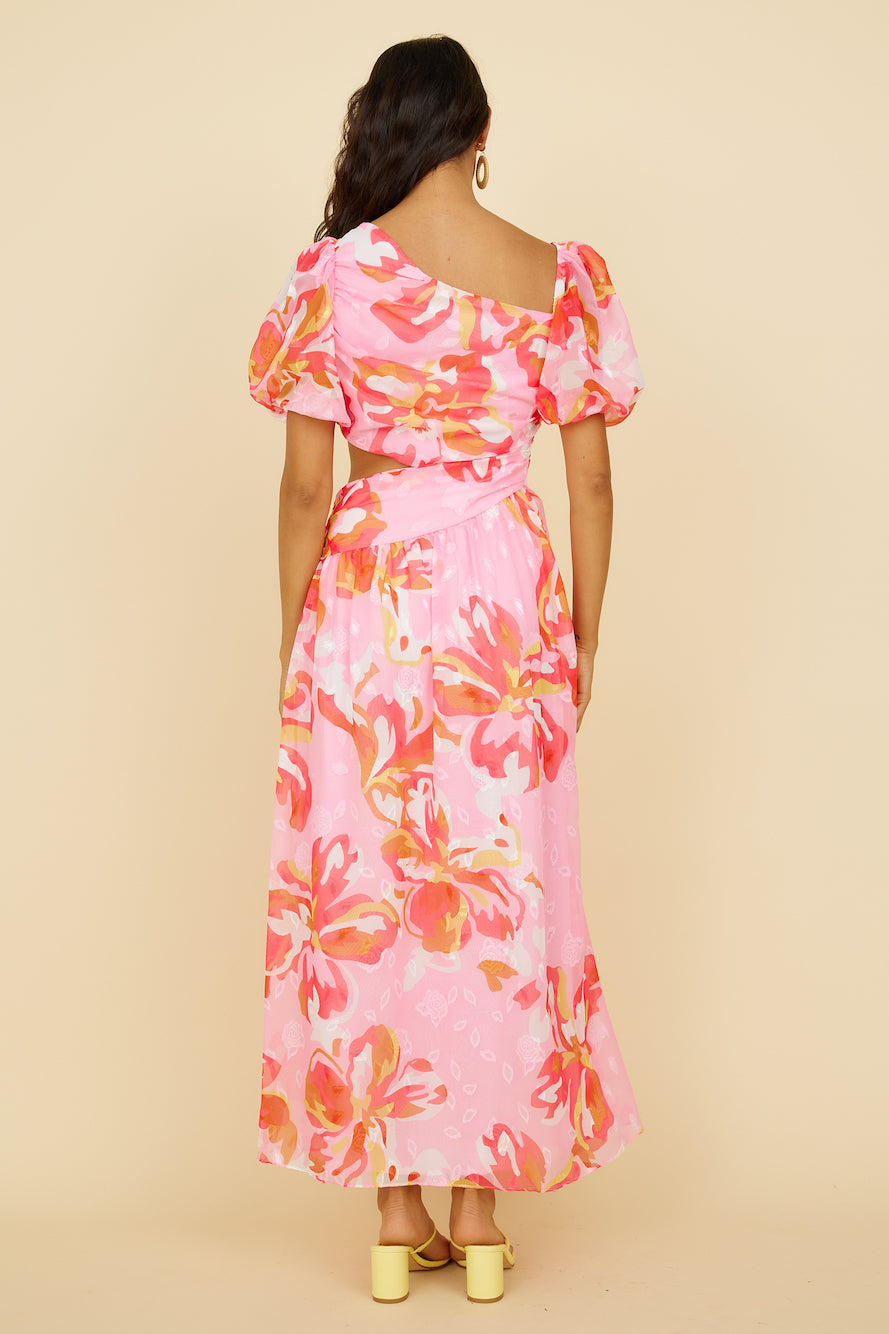 Pretty Lies Maxi Dress Pink