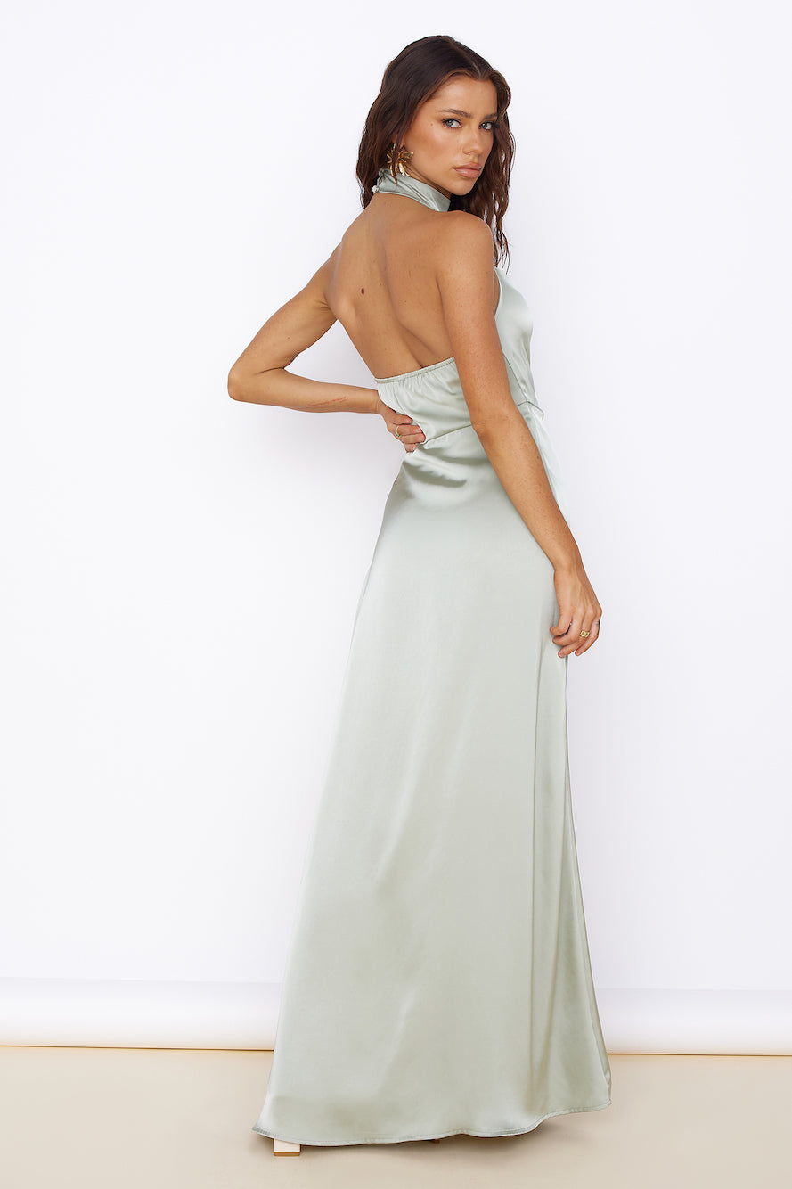 Summer Delight Maxi Dress Sage