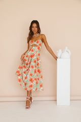 Nectarine Blossom Maxi Dress Floral