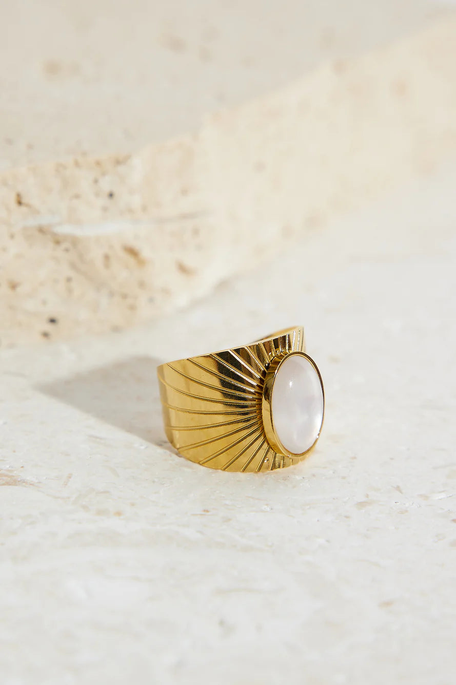 18K Gold Plated Made To Shine Ring Gold