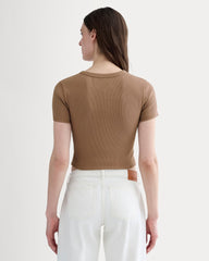 The ’90S Rib Tee | Mocha