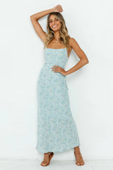 In The Air Maxi Dress Blue