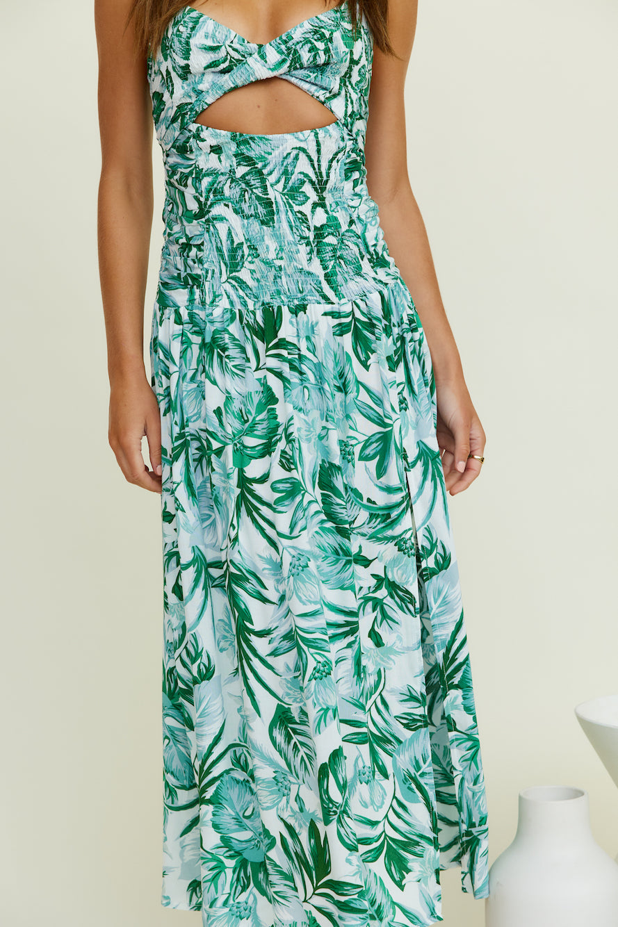 Araceae Maxi Dress Green