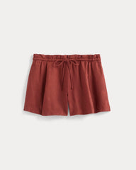 Flowy Short In Linen | Henna Red